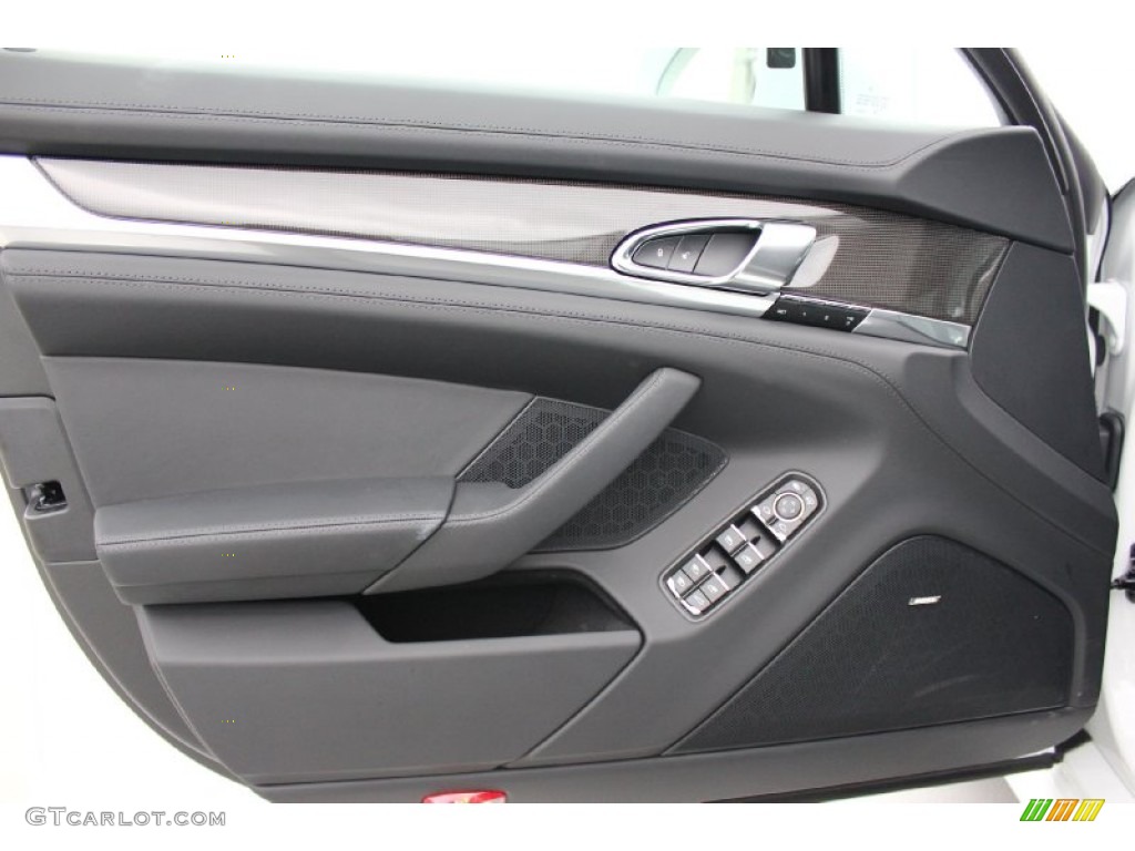 2014 Porsche Panamera GTS Black Door Panel Photo #92184943