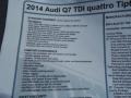 2014 Carrara White Audi Q7 3.0 TDI quattro  photo #35