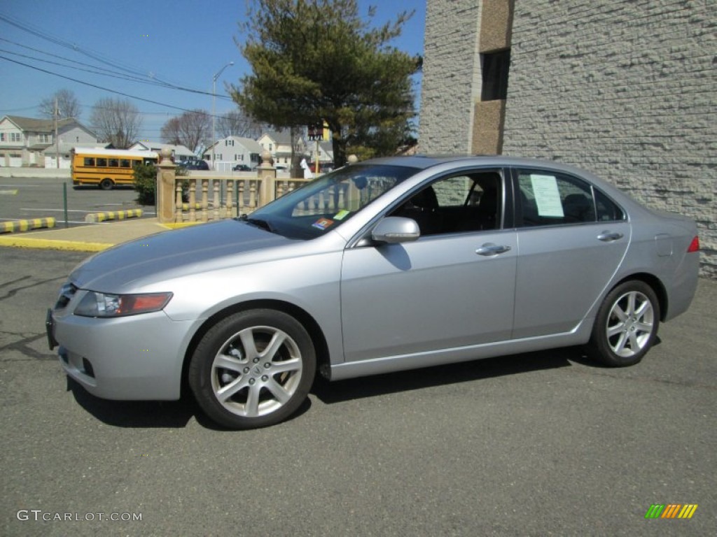 2005 TSX Sedan - Satin Silver Metallic / Ebony photo #1