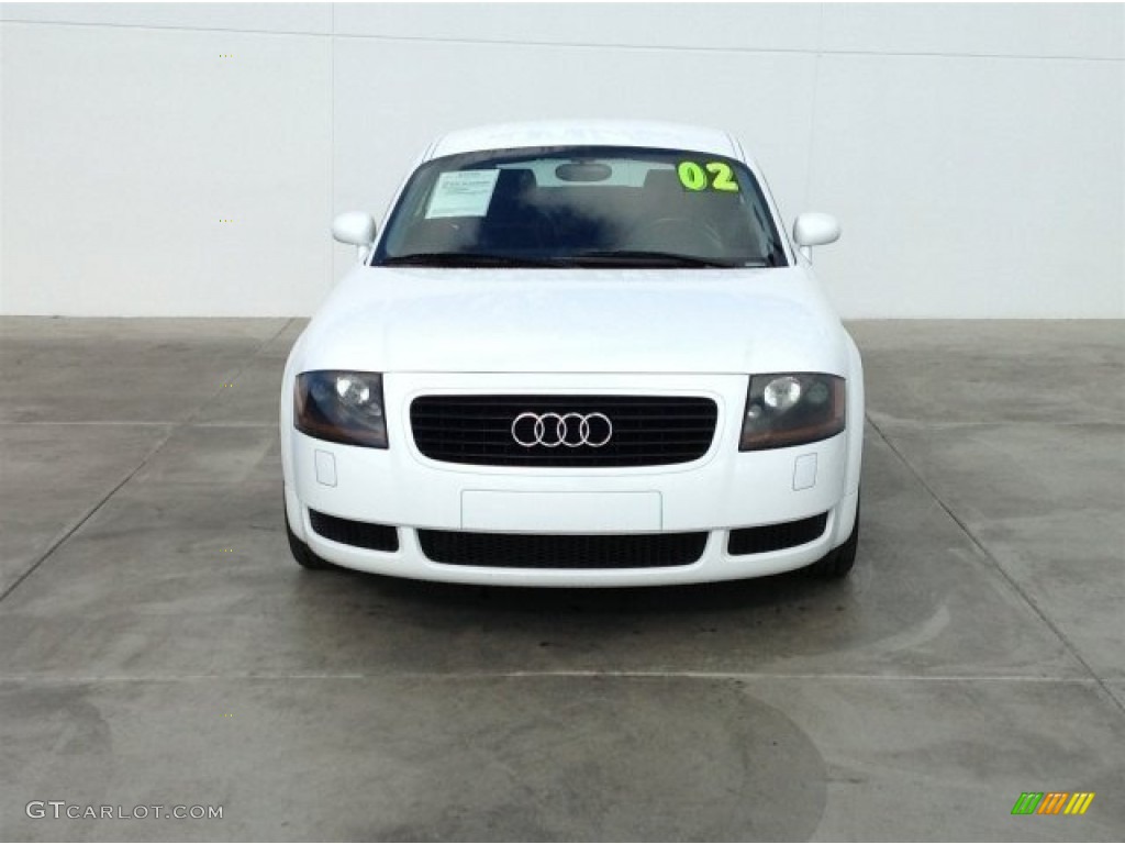 2002 TT 1.8T Coupe - Brilliant White / Ebony photo #3