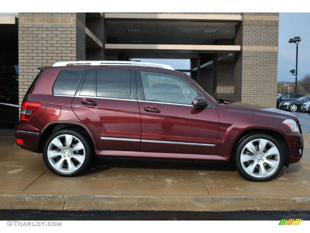 2011 GLK 350 4Matic - Barolo Red Metallic / Grey/Black photo #9