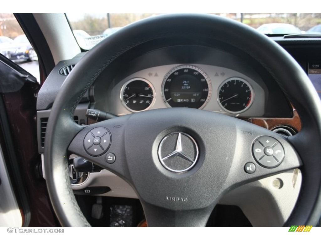 2011 GLK 350 4Matic - Barolo Red Metallic / Grey/Black photo #21