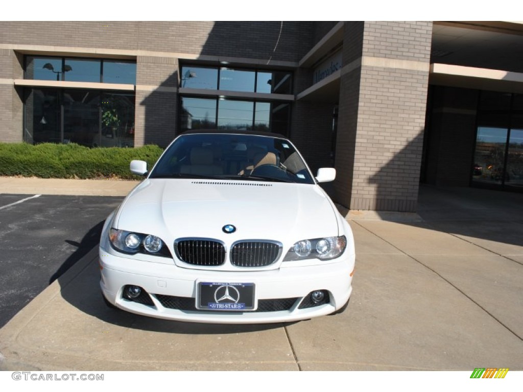 2006 3 Series 325i Convertible - Alpine White / Beige photo #15