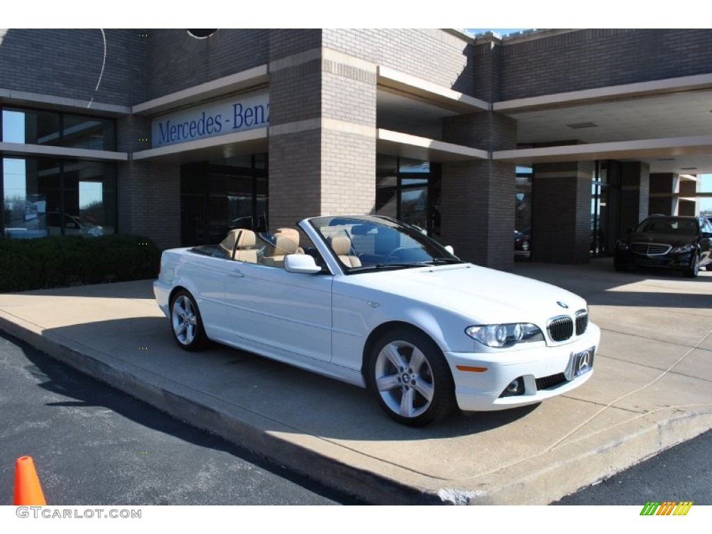 2006 3 Series 325i Convertible - Alpine White / Beige photo #17
