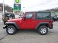 2014 Flame Red Jeep Wrangler Sport 4x4  photo #2