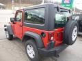 2014 Flame Red Jeep Wrangler Sport 4x4  photo #3