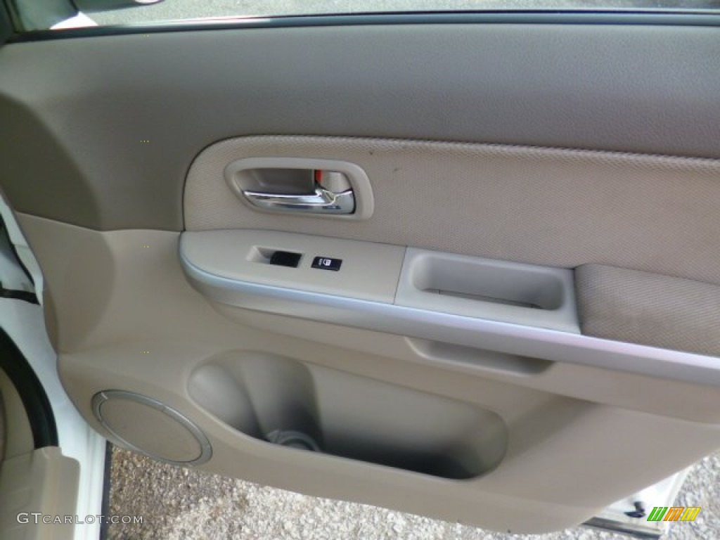 2010 Grand Vitara Premium 4x4 - White Water Pearl / Beige photo #11