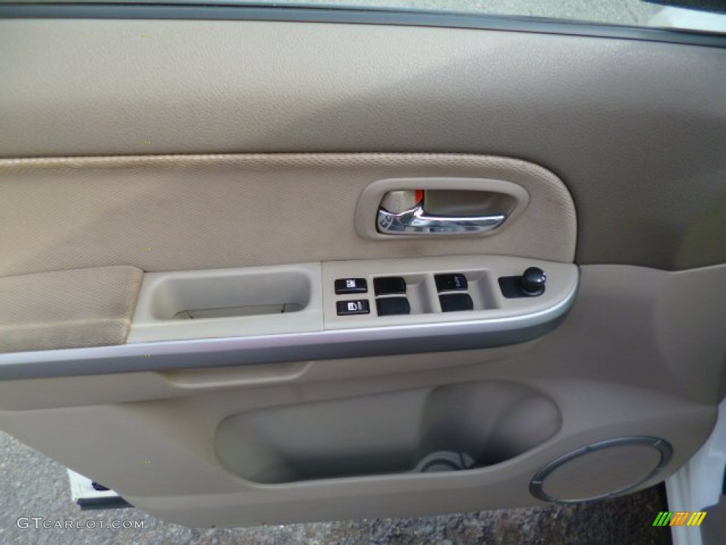 2010 Grand Vitara Premium 4x4 - White Water Pearl / Beige photo #18