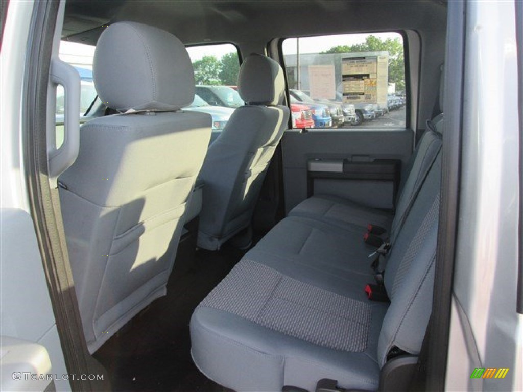 2014 Ford F250 Super Duty XLT Crew Cab Rear Seat Photo #92196310