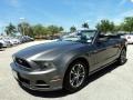 2014 Sterling Gray Ford Mustang V6 Premium Convertible  photo #14