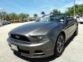 2014 Sterling Gray Ford Mustang V6 Premium Convertible  photo #15