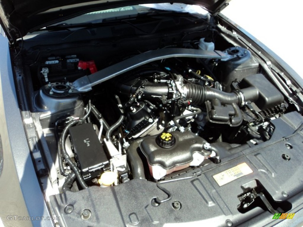 2014 Mustang V6 Premium Convertible - Sterling Gray / Charcoal Black photo #28