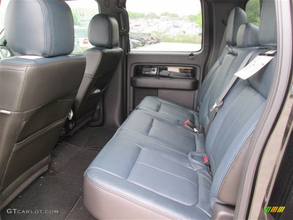 2014 Ford F150 Limited SuperCrew 4x4 Rear Seat Photo #92197621