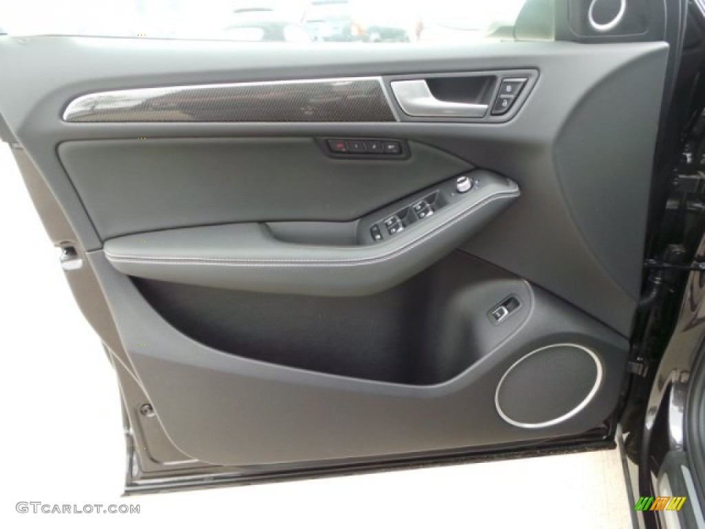 2014 Audi SQ5 Premium plus 3.0 TFSI quattro Black Door Panel Photo #92198362