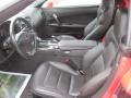 Ebony 2013 Chevrolet Corvette Convertible Interior Color