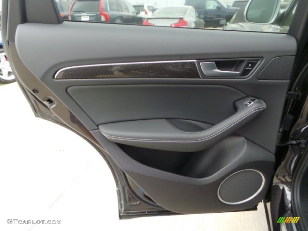 2014 Audi SQ5 Premium plus 3.0 TFSI quattro Black Door Panel Photo #92198725