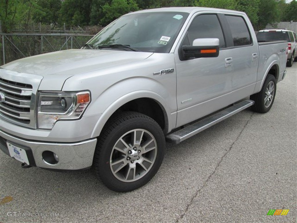 2014 F150 Lariat SuperCrew 4x4 - Ingot Silver / Black photo #1