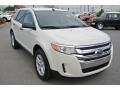 2013 White Suede Ford Edge SE AWD  photo #2