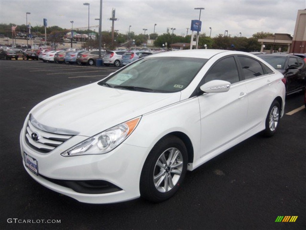 2014 Sonata GLS - Pearl White / Camel photo #1
