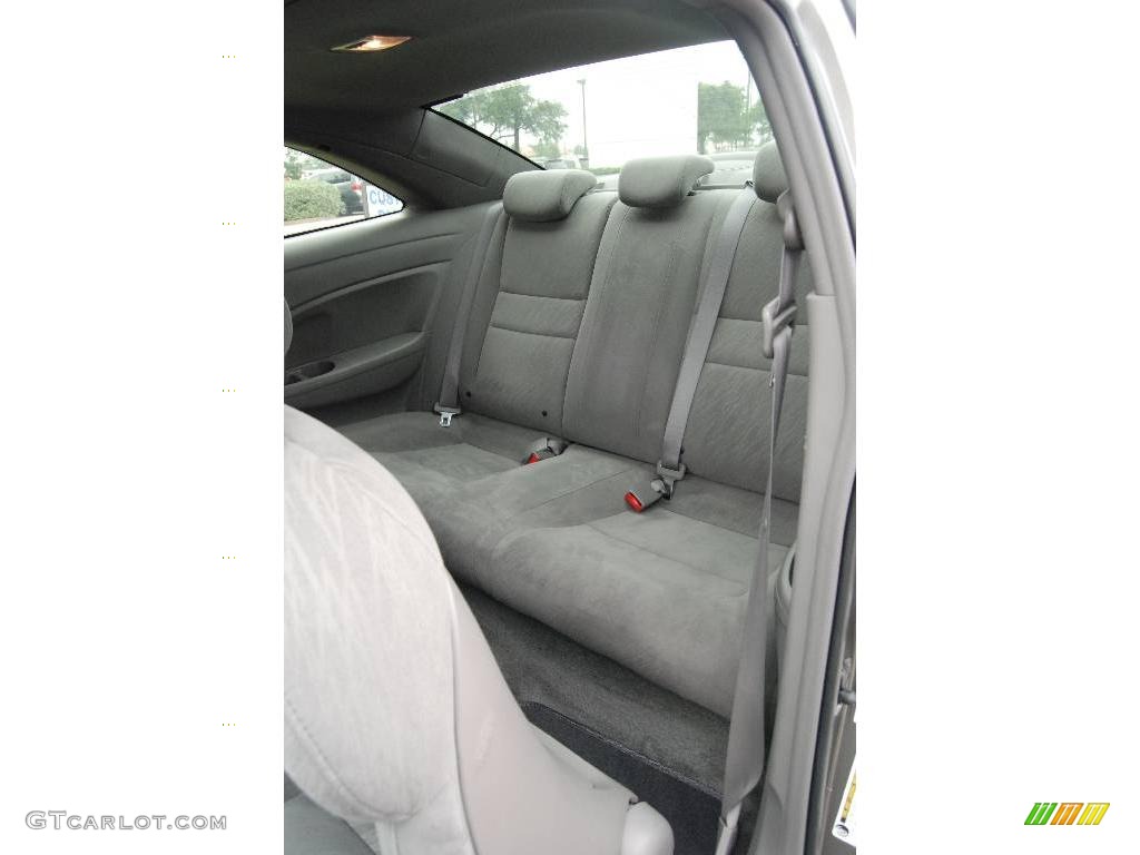 2007 Civic EX Coupe - Galaxy Gray Metallic / Gray photo #19