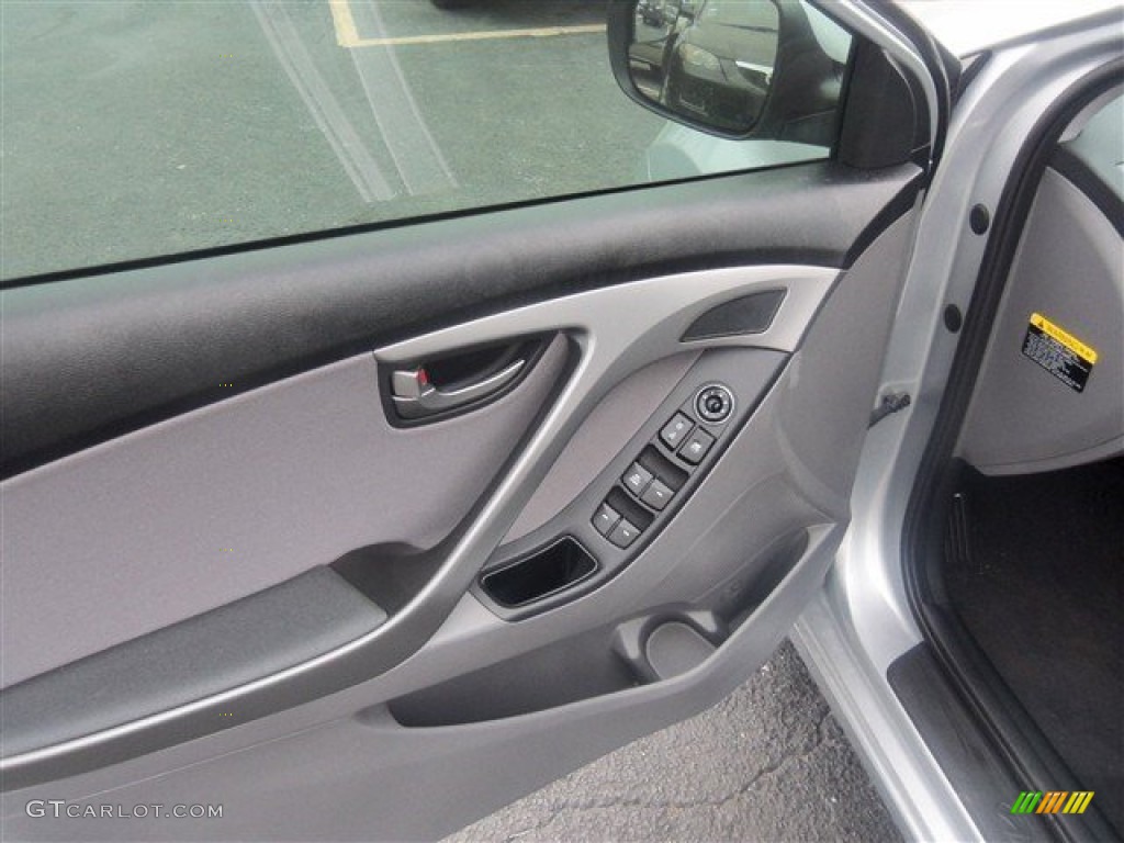 2014 Elantra SE Sedan - Silver / Gray photo #5