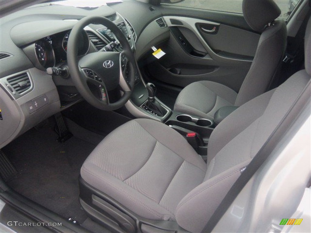 2014 Elantra SE Sedan - Silver / Gray photo #6