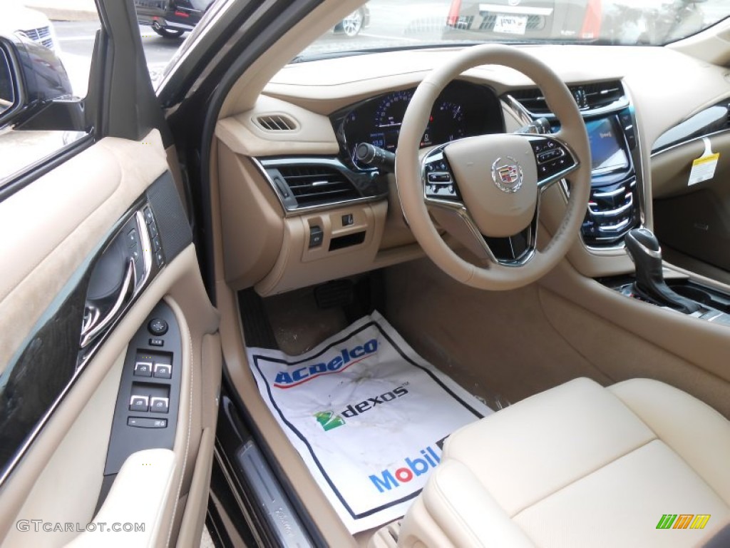 2014 CTS Luxury Sedan AWD - Majestic Plum Metallic / Light Cashmere/Medium Cashmere photo #7