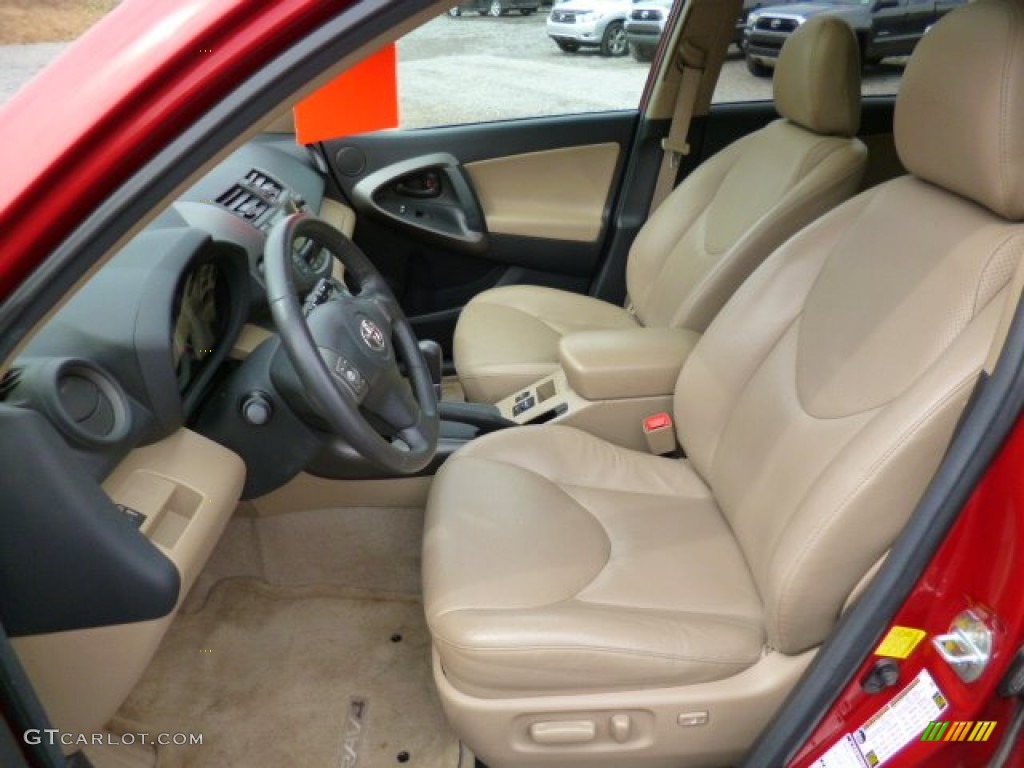 2011 RAV4 Limited 4WD - Barcelona Red Metallic / Sand Beige photo #10