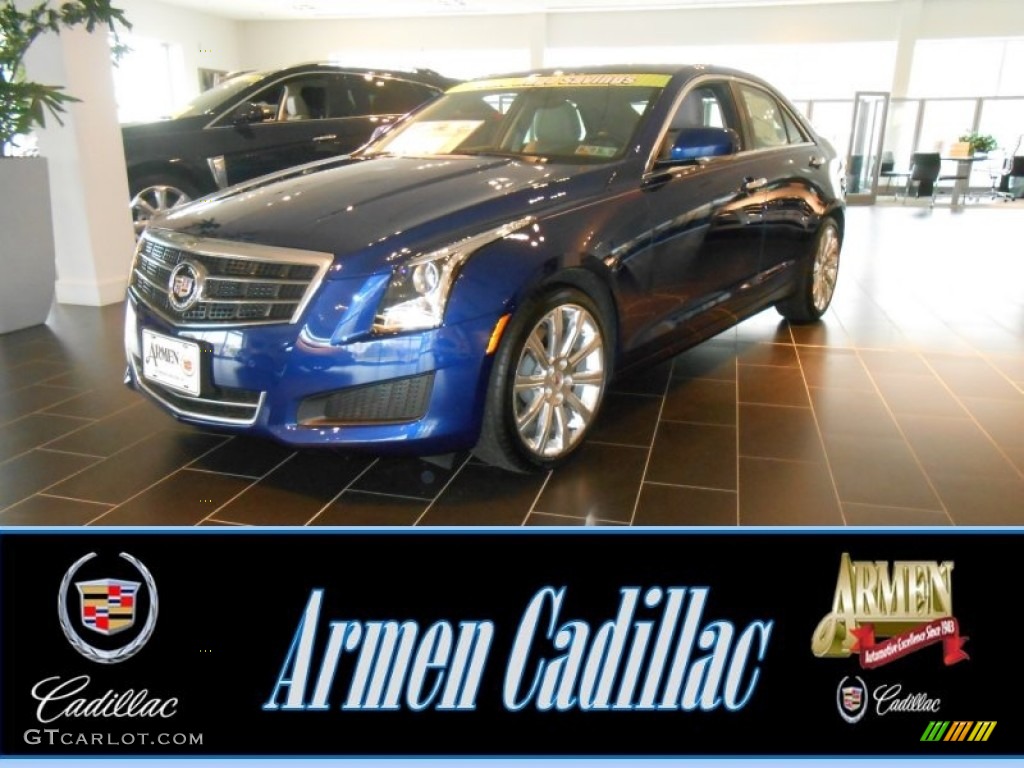 2013 ATS 2.5L Luxury - Opulent Blue Metallic / Light Platinum/Jet Black Accents photo #1