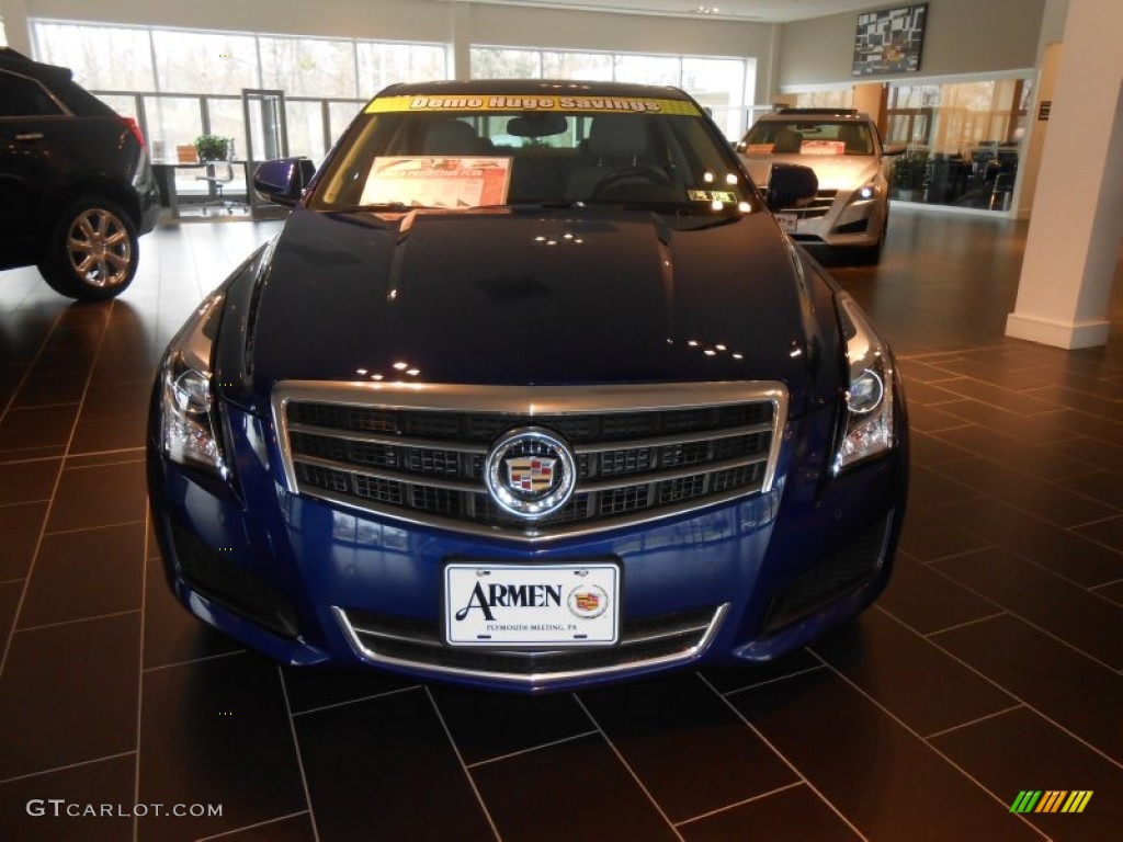 2013 ATS 2.5L Luxury - Opulent Blue Metallic / Light Platinum/Jet Black Accents photo #2