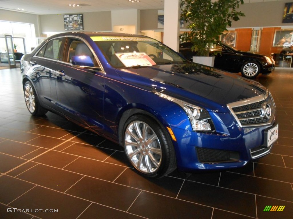 2013 ATS 2.5L Luxury - Opulent Blue Metallic / Light Platinum/Jet Black Accents photo #3