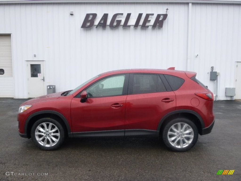 2013 CX-5 Grand Touring AWD - Zeal Red Mica / Sand photo #1