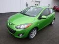 2012 Spirted Green Metallic Mazda MAZDA2 Touring  photo #2