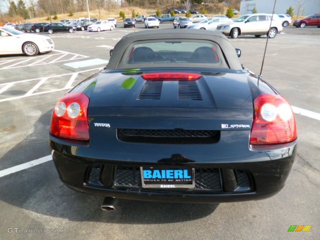 2004 MR2 Spyder Roadster - Black / Black photo #6