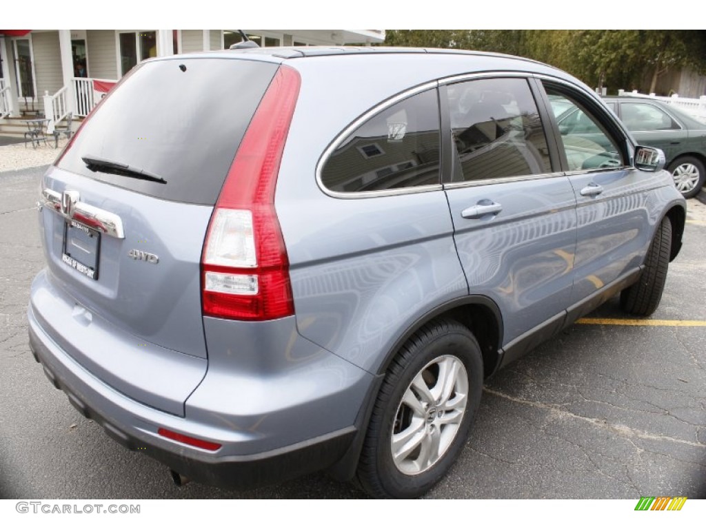 2011 CR-V EX-L 4WD - Glacier Blue Metallic / Gray photo #6