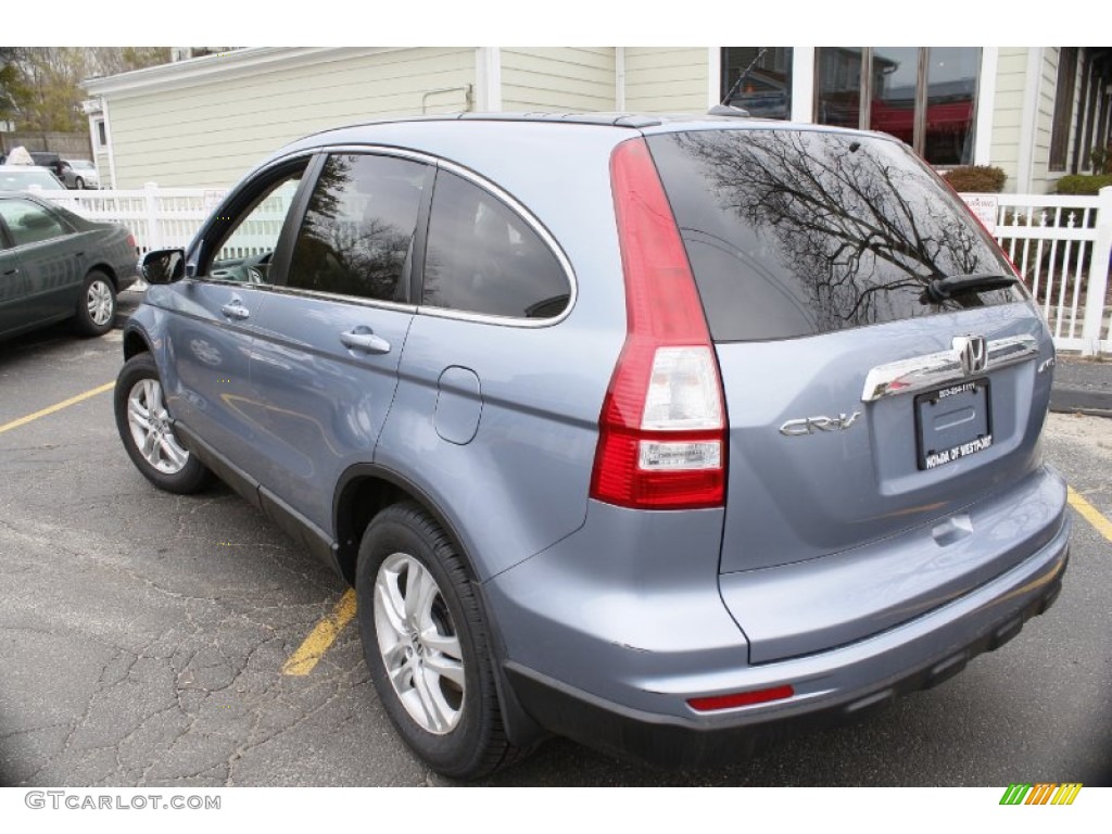 2011 CR-V EX-L 4WD - Glacier Blue Metallic / Gray photo #10