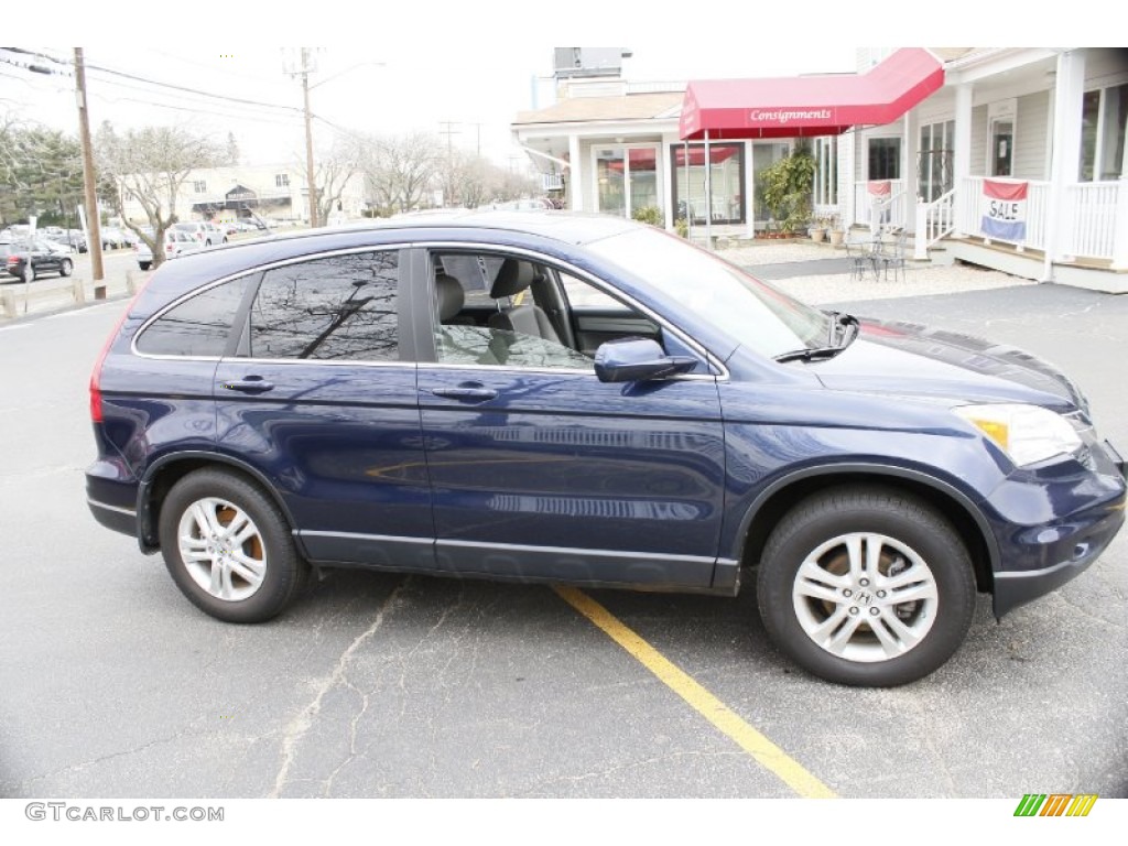 2011 CR-V EX-L 4WD - Royal Blue Pearl / Gray photo #4