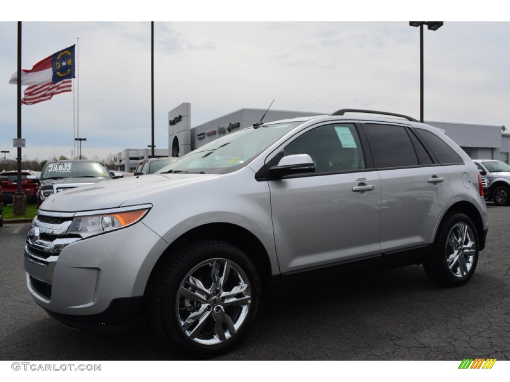 2014 Edge SEL AWD - Ingot Silver / Medium Light Stone photo #3