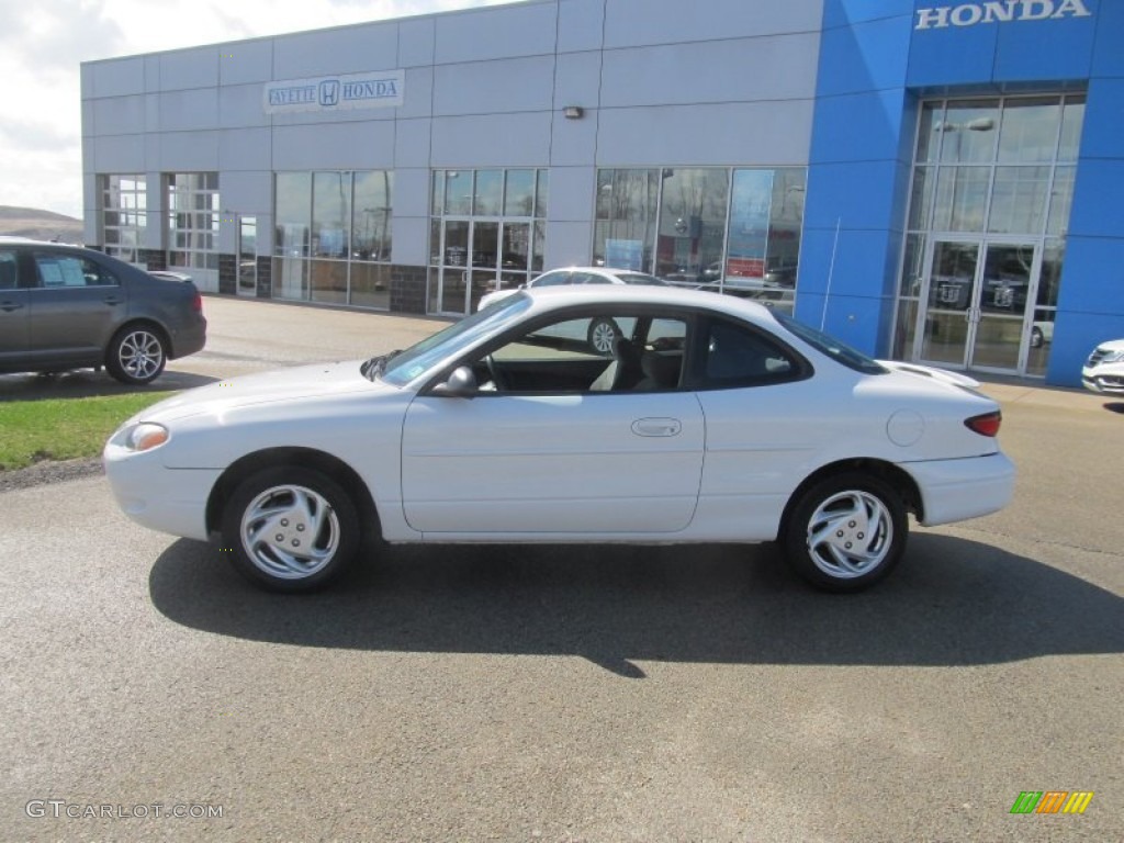 2001 Escort ZX2 Coupe - Oxford White / Dark Charcoal photo #2