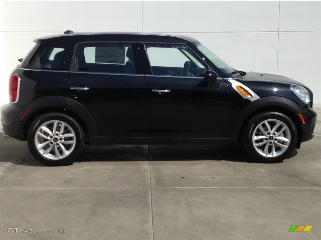 Absolute Black Metallic 2014 Mini Cooper Countryman Exterior Photo #92211481