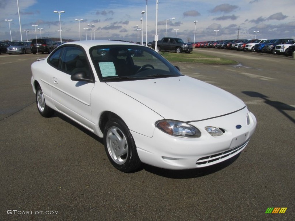 2001 Escort ZX2 Coupe - Oxford White / Dark Charcoal photo #5
