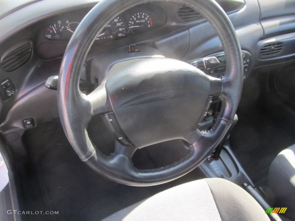 2001 Escort ZX2 Coupe - Oxford White / Dark Charcoal photo #9