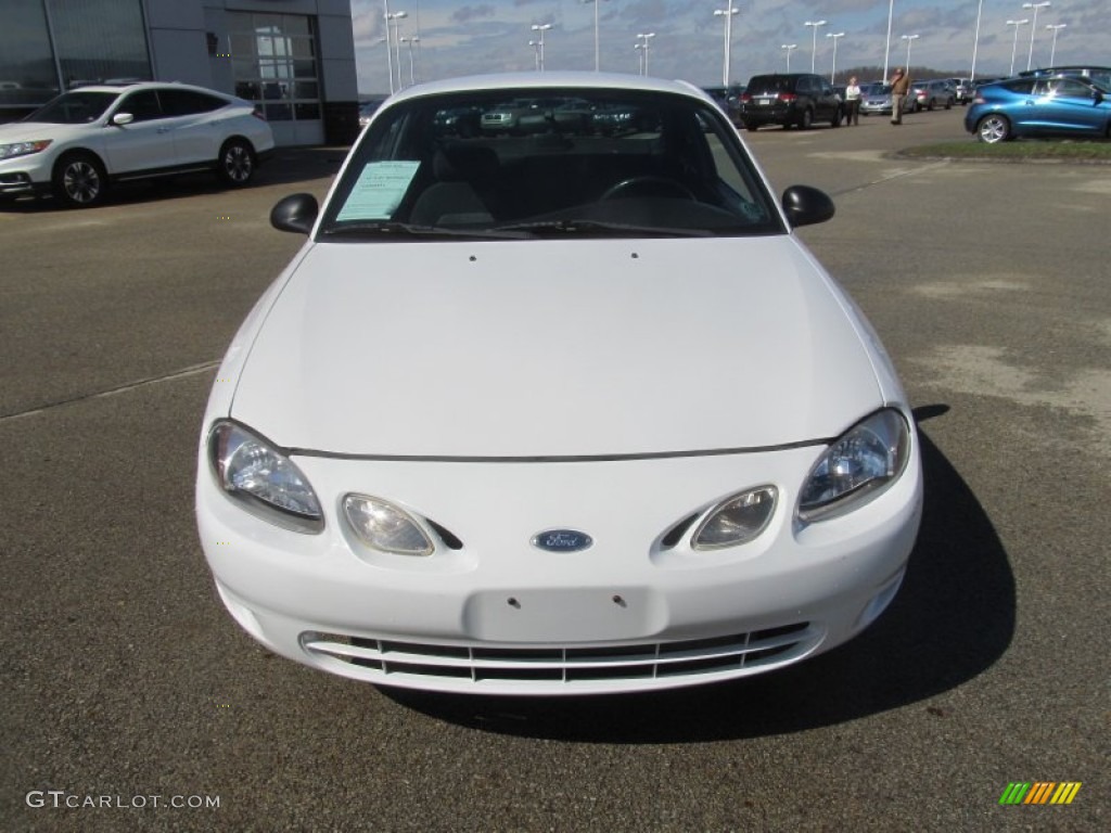 2001 Escort ZX2 Coupe - Oxford White / Dark Charcoal photo #18