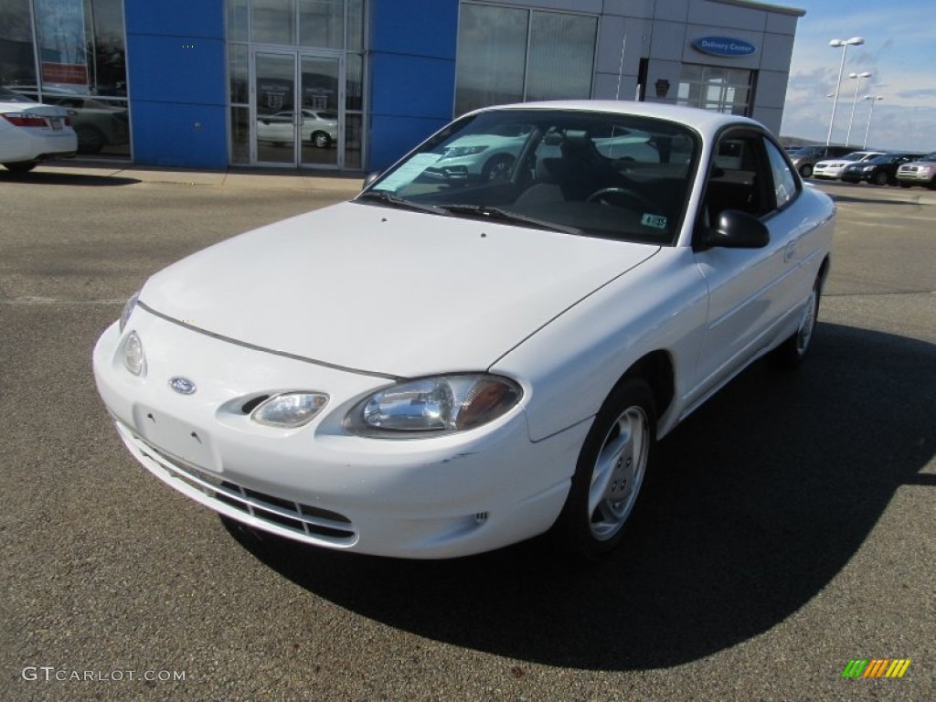 2001 Escort ZX2 Coupe - Oxford White / Dark Charcoal photo #19