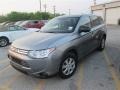 2014 Mercury Gray Metallic Mitsubishi Outlander ES  photo #1