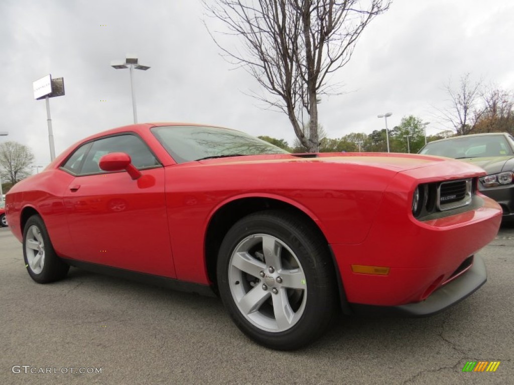 2014 Challenger SXT Plus - TorRed / Dark Slate Gray photo #4