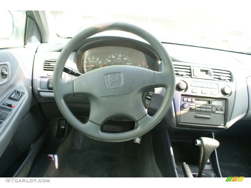 1998 Honda Accord LX Sedan Quartz Steering Wheel Photo #92215579