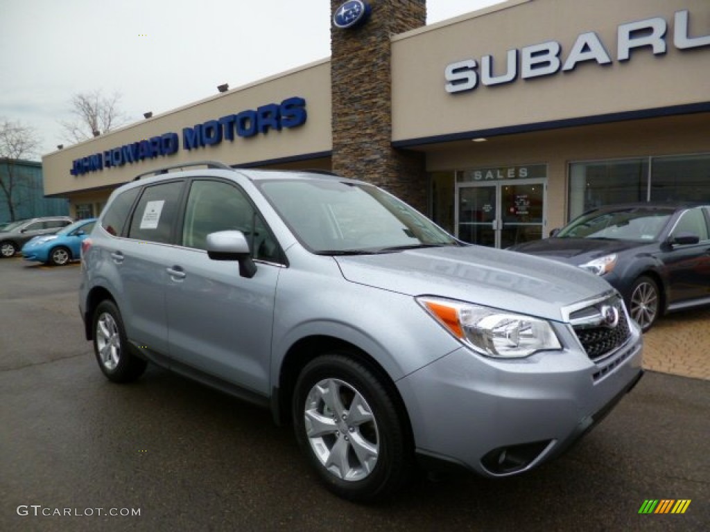 2014 Forester 2.5i Limited - Ice Silver Metallic / Black photo #1