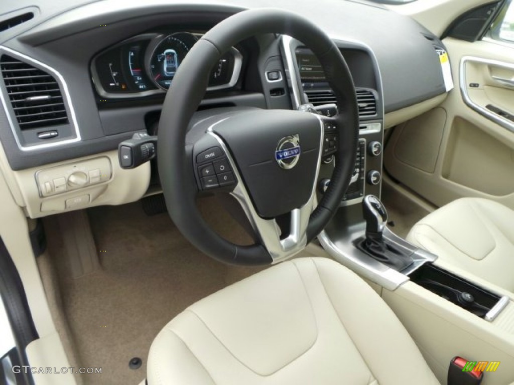 Soft Beige Interior 2015 Volvo XC60 T6 AWD Photo #92217616