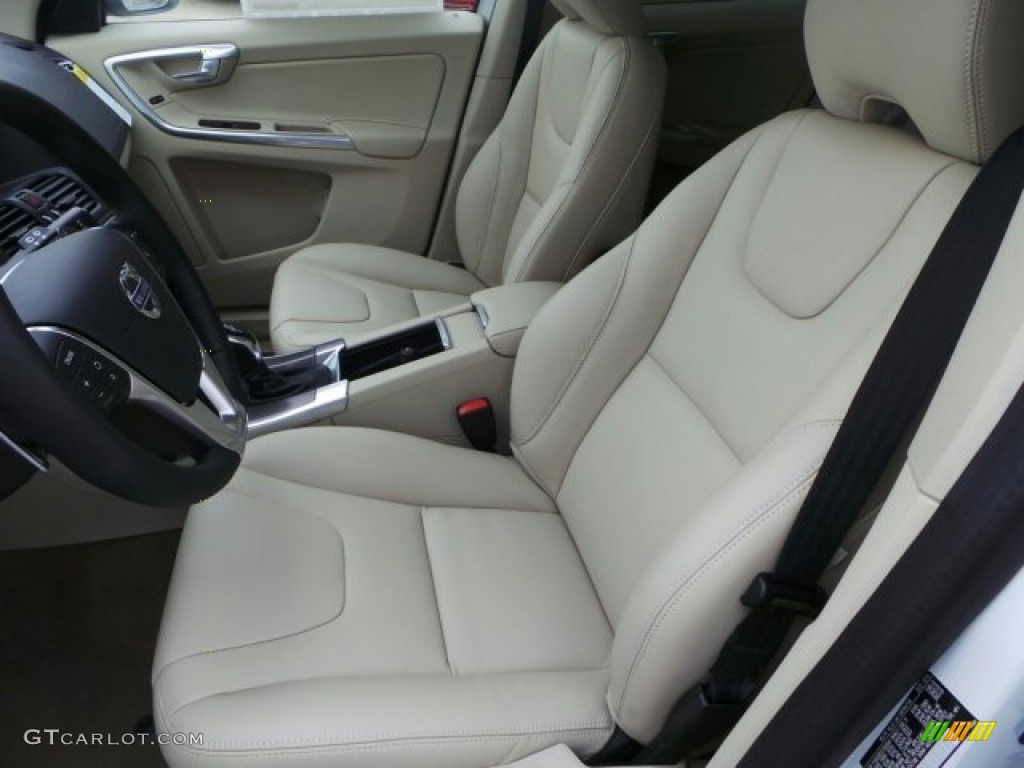 Soft Beige Interior 2015 Volvo XC60 T6 AWD Photo #92217637